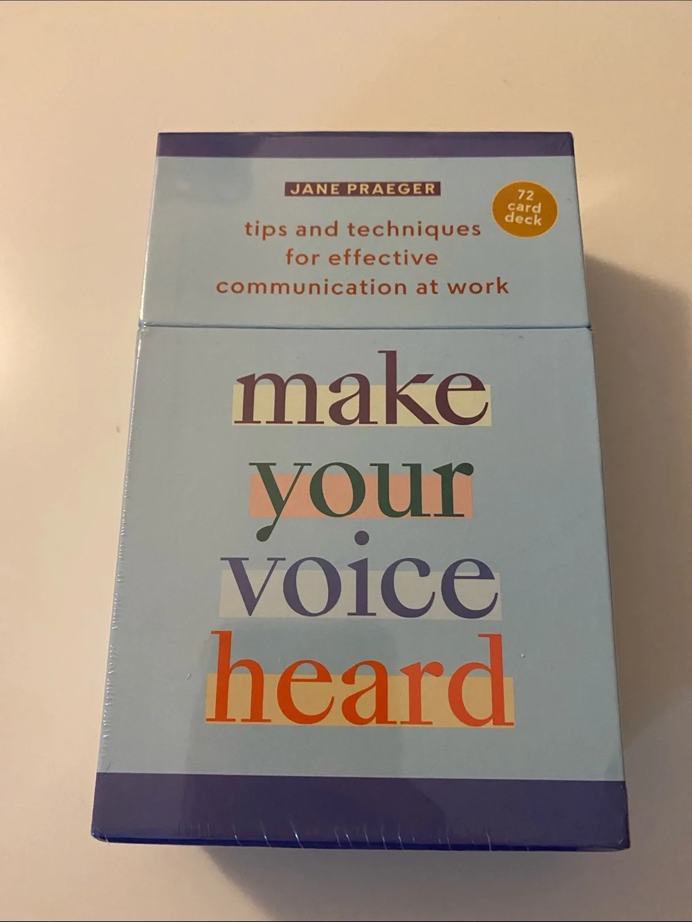 Make Your Voice Heard: A Deck of 72 Tips and Techniques